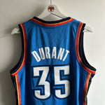 Cargar imagen en el visor de la galería, Oklahoma City Thunder Kevin Duarnt Adidas jersey - small (Fits Medium)
