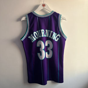 Charlotte Hornets Alonzo Mourning Champion jersey - Small