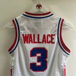 Load image into Gallery viewer, Detroit Pistons Ben Wallace Reebok Jersey - Youth small
