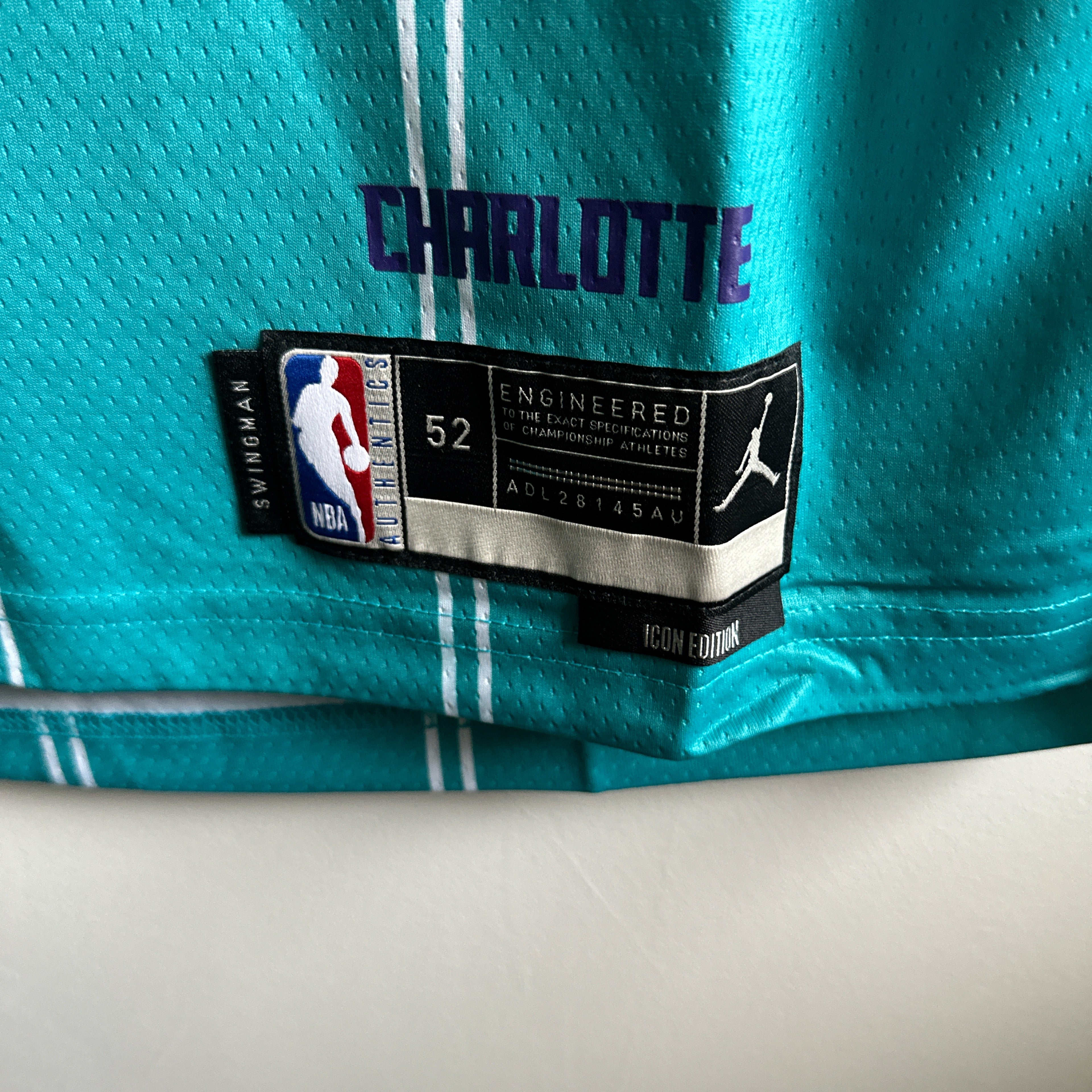 Charlotte Hornets Lamelo Ball Jordan jersey - XL