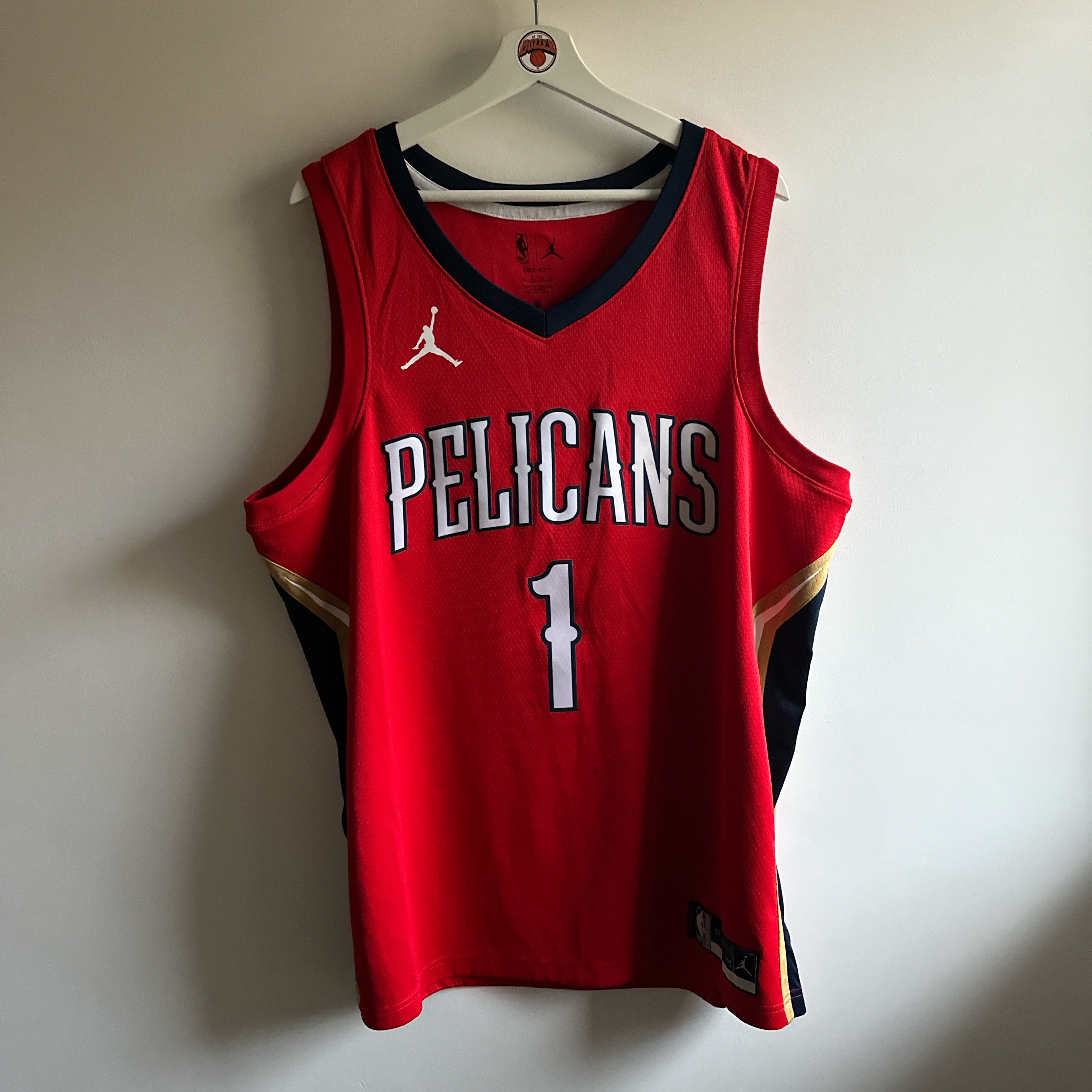 New Orleans Pelicans Zion Williamson Jordan jersey - XL