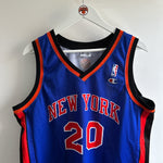 Load image into Gallery viewer, New York Knicks Alan Houston Champion Jersey  - XL
