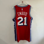 Cargar imagen en el visor de la galería, Philadelphia 76ers Joel Embiid Jordan jersey - Medium
