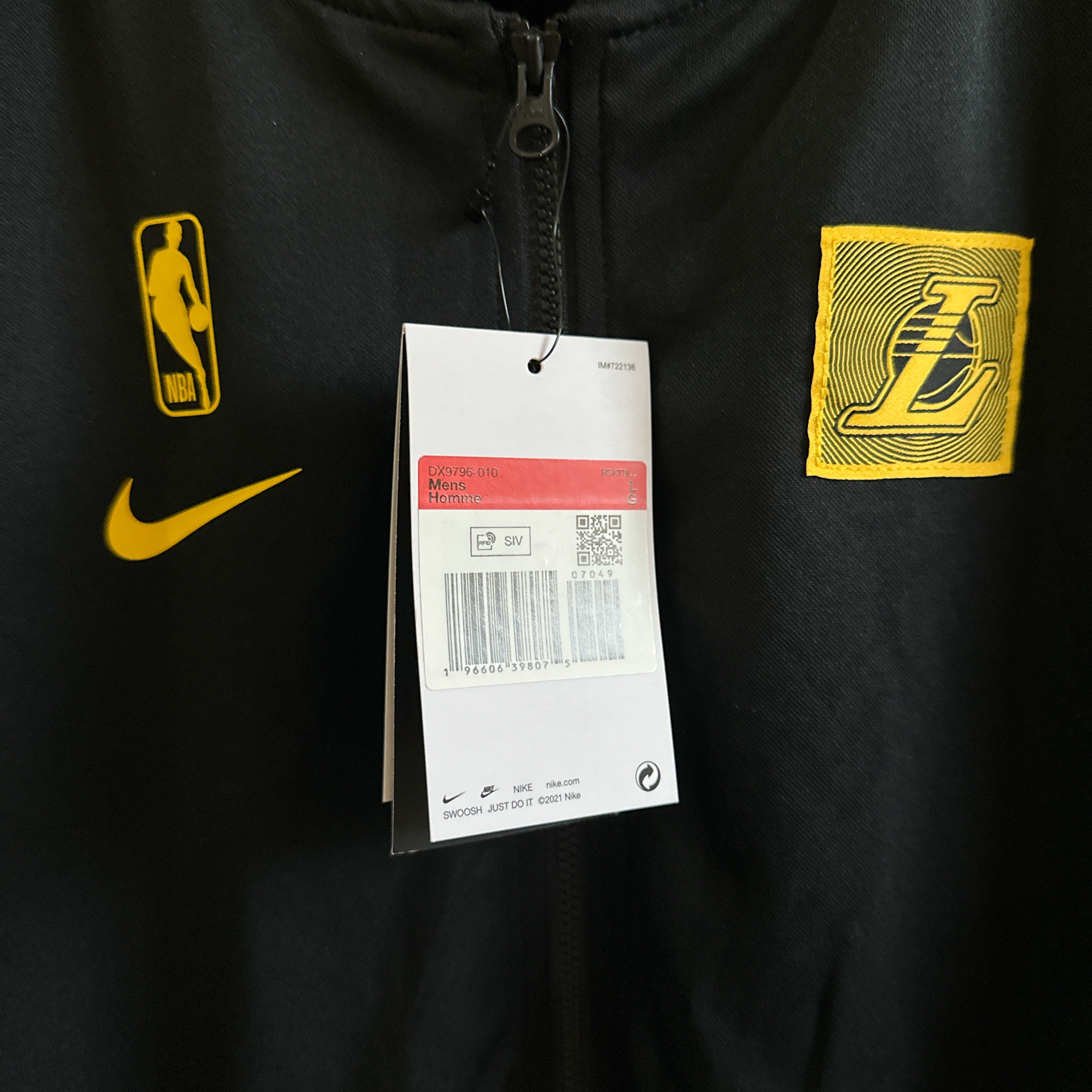 Los Angeles Lakers Nike jacket- Large