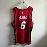 Load image into Gallery viewer, Miami Heat LeBron James Jordan jersey - XXL
