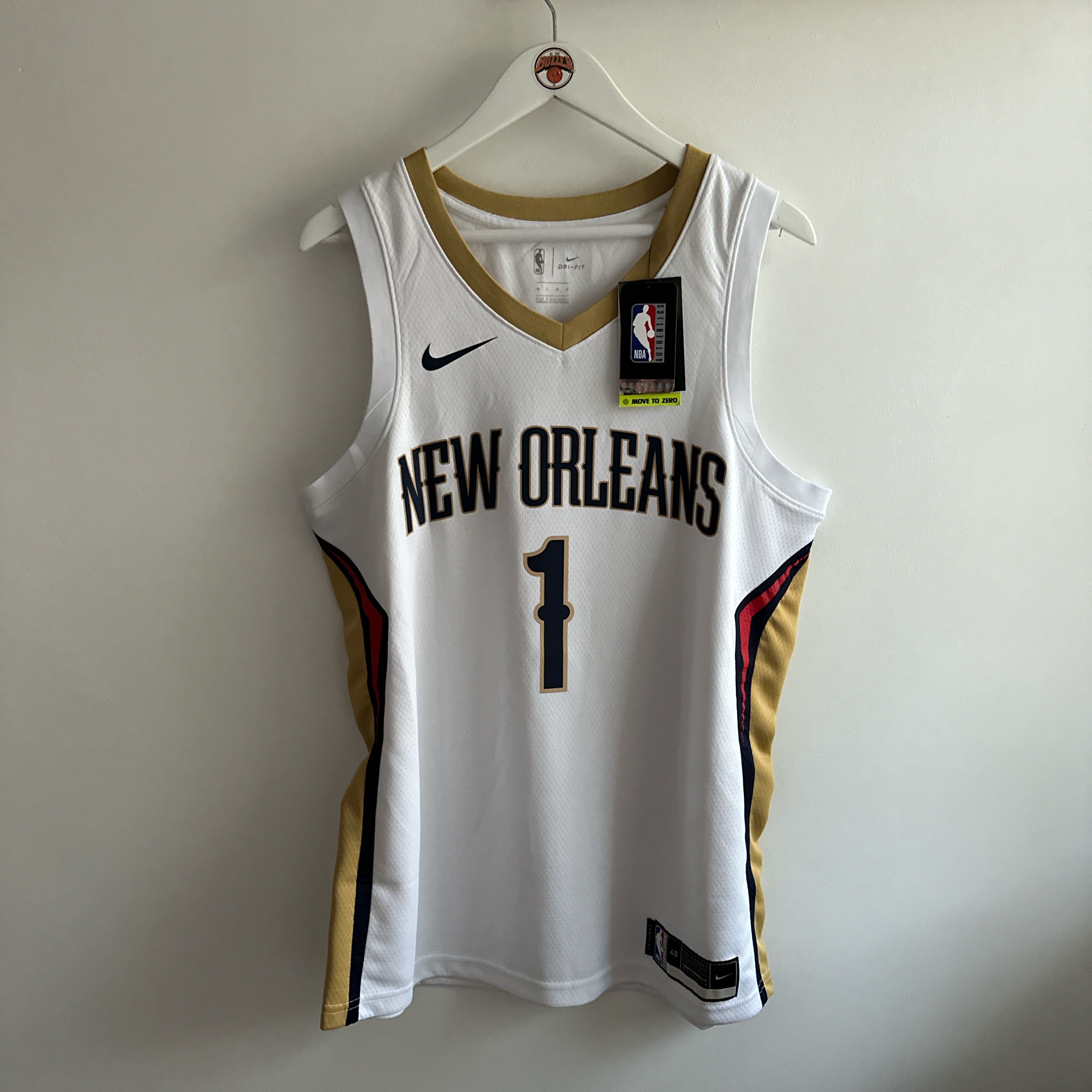 New Orleans Pelicans Zion Williamson Nike jersey - Large