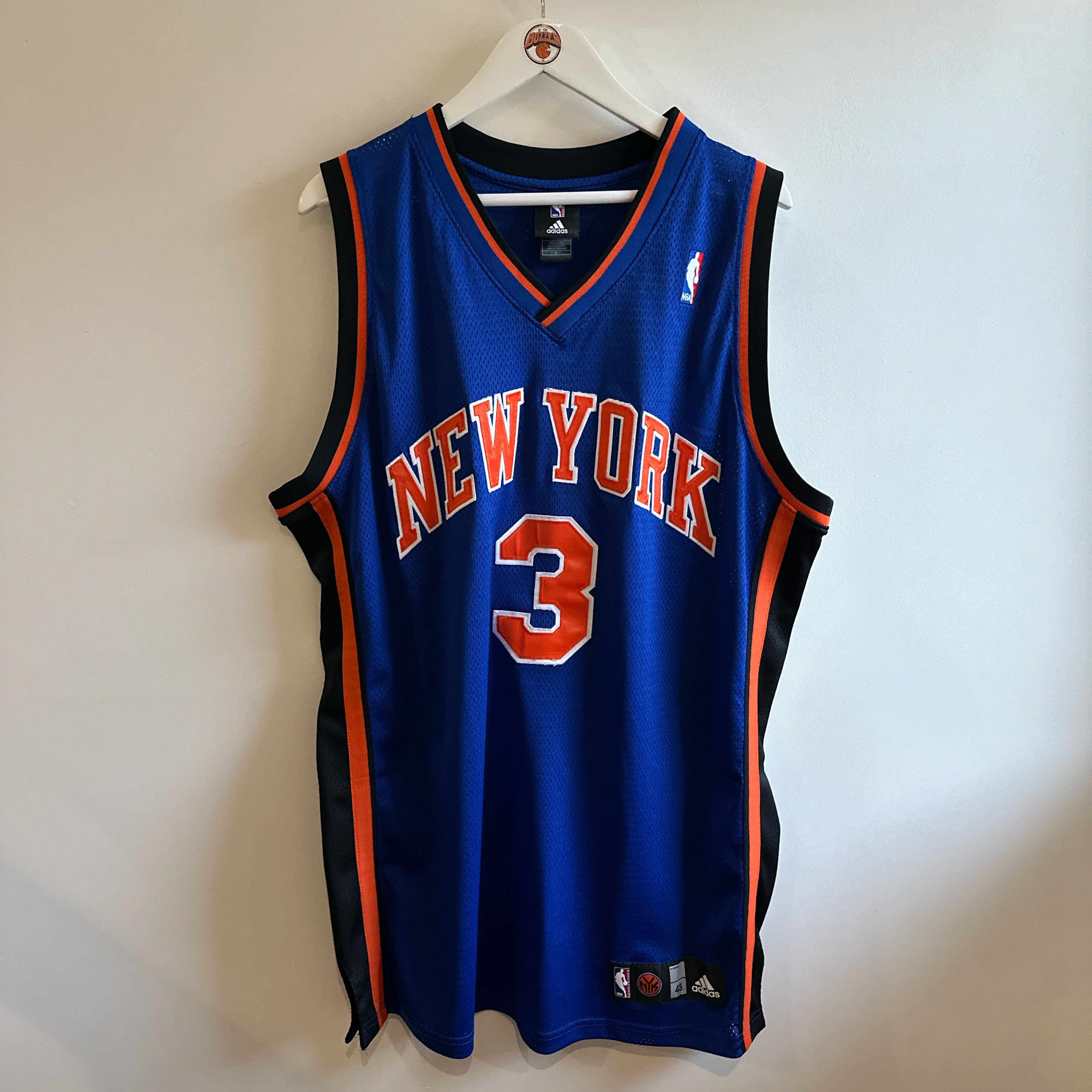 New York Knicks Stephon Marbury Adidas authentic jersey - XL