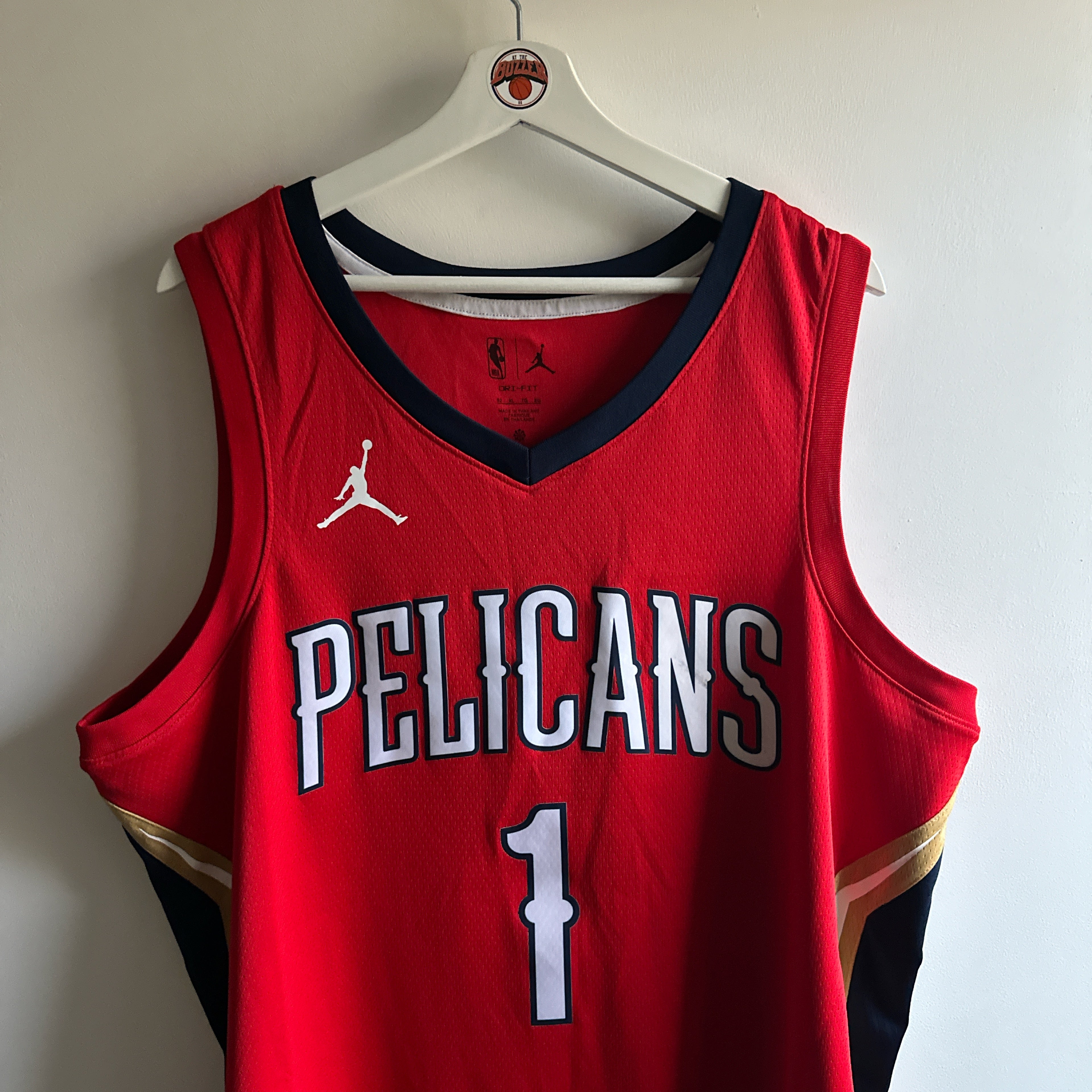 New Orleans Pelicans Zion Williamson Jordan jersey - XL