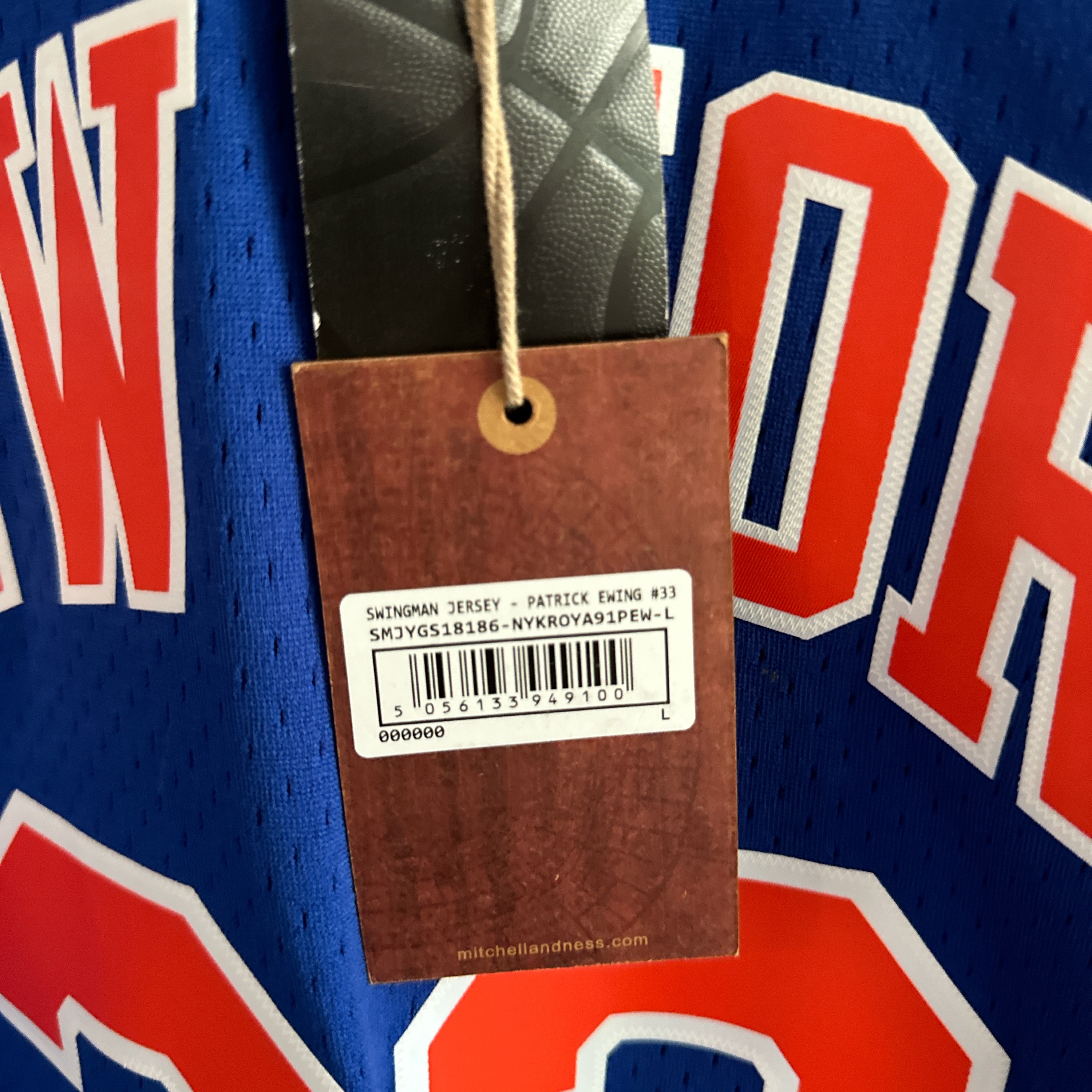 New York Knicks Patrick Ewing Mitchell & Ness jersey - Large