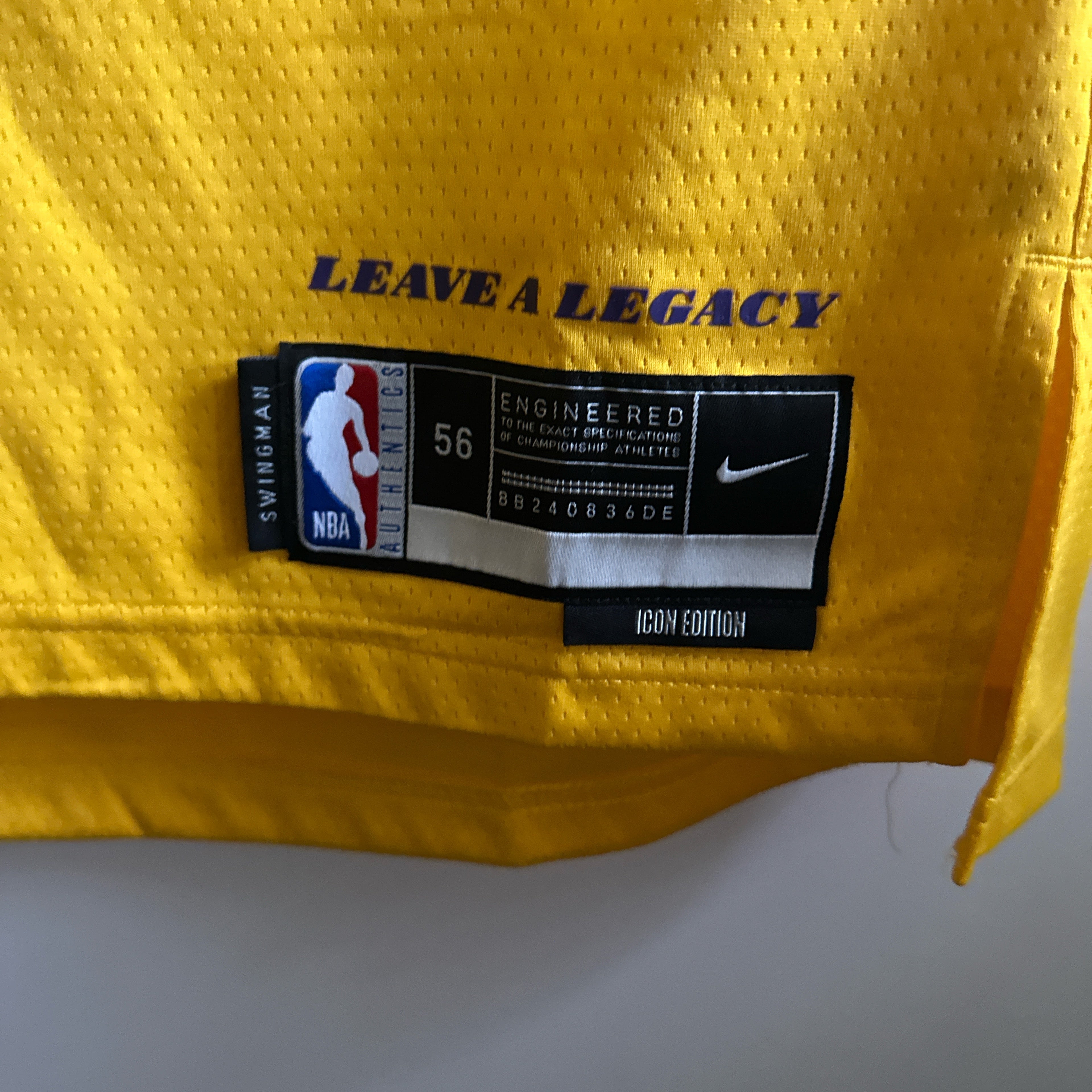 Los Angeles Lakers Lebron James Nike jersey - XXL