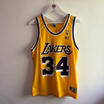 Load image into Gallery viewer, Los Angeles Lakers Shaquille O’Neal Champion jersey - Small
