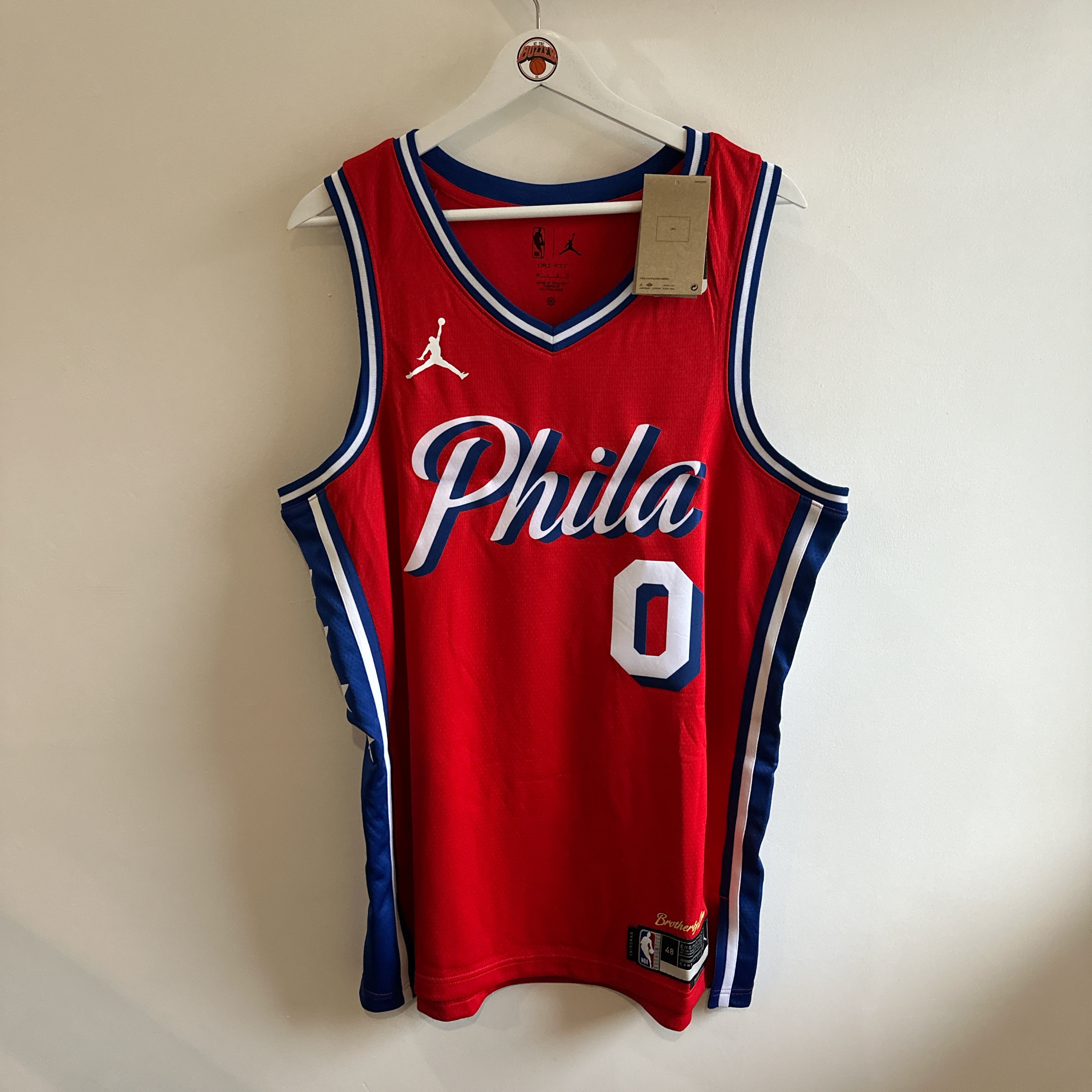 Philadelphia 76ers Tyrese Maxey Jordan jersey - Large