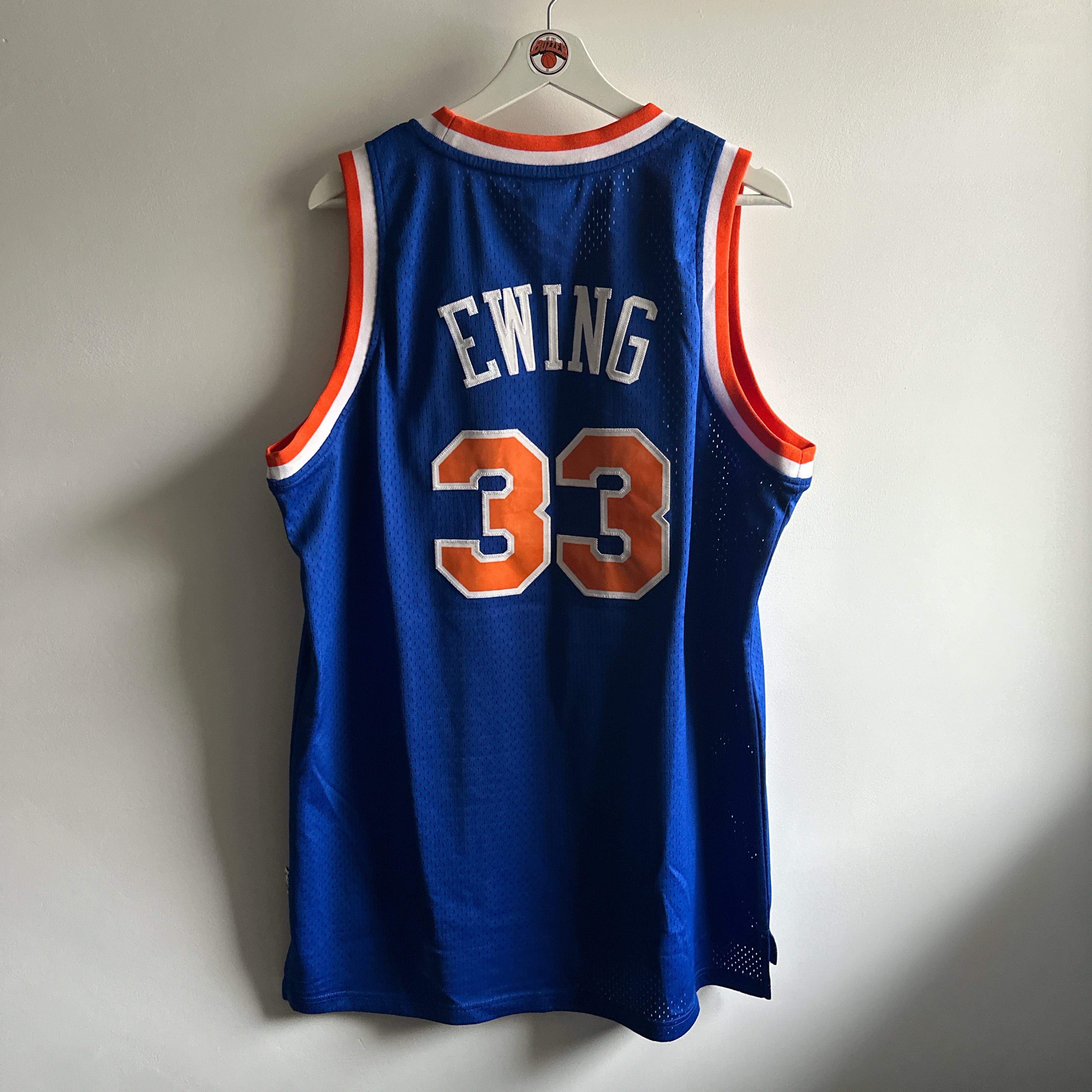 New York Knicks Patrick Ewing Adidas jersey - Large