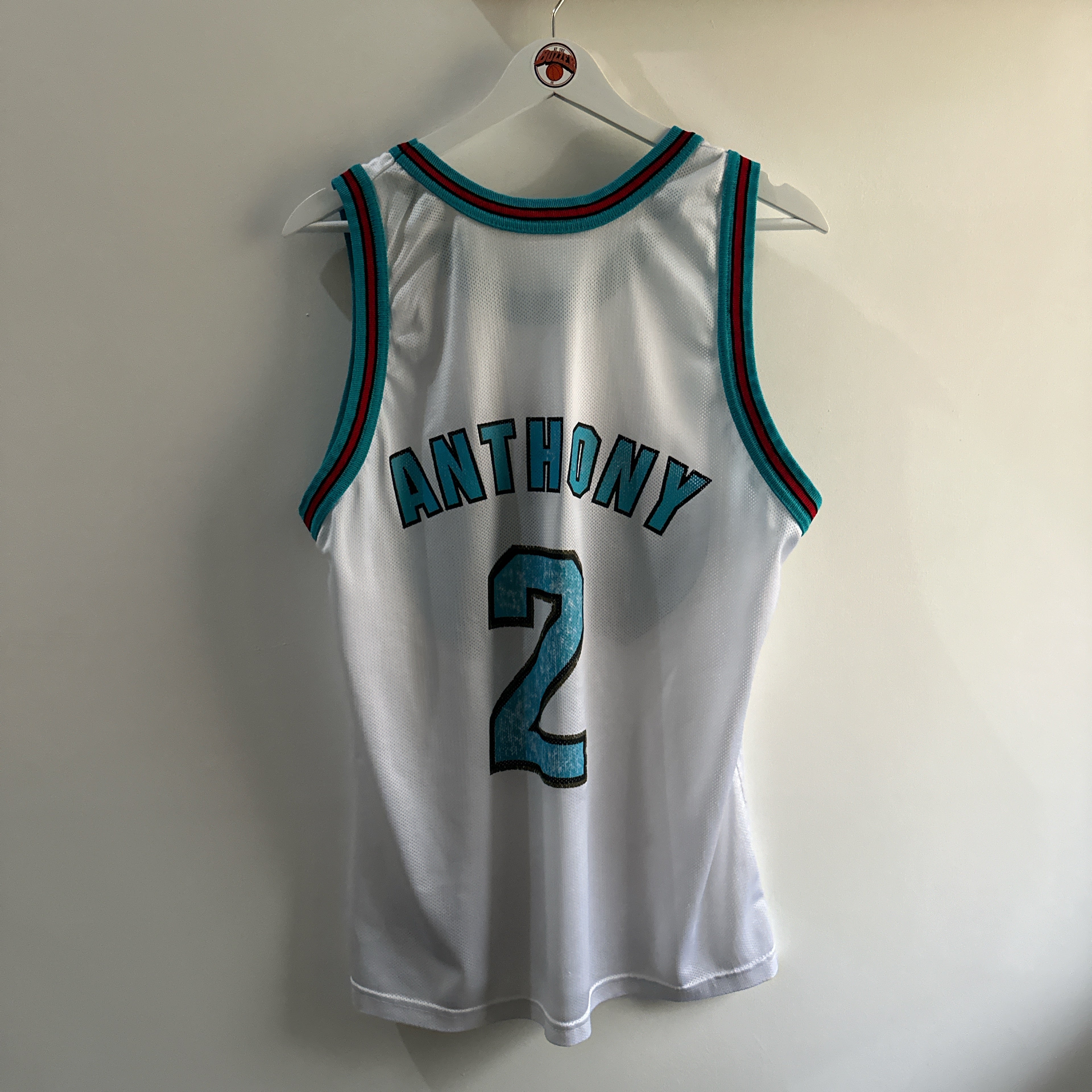 Vancouver Grizzlies Greg Anthony Champion jersey - Small