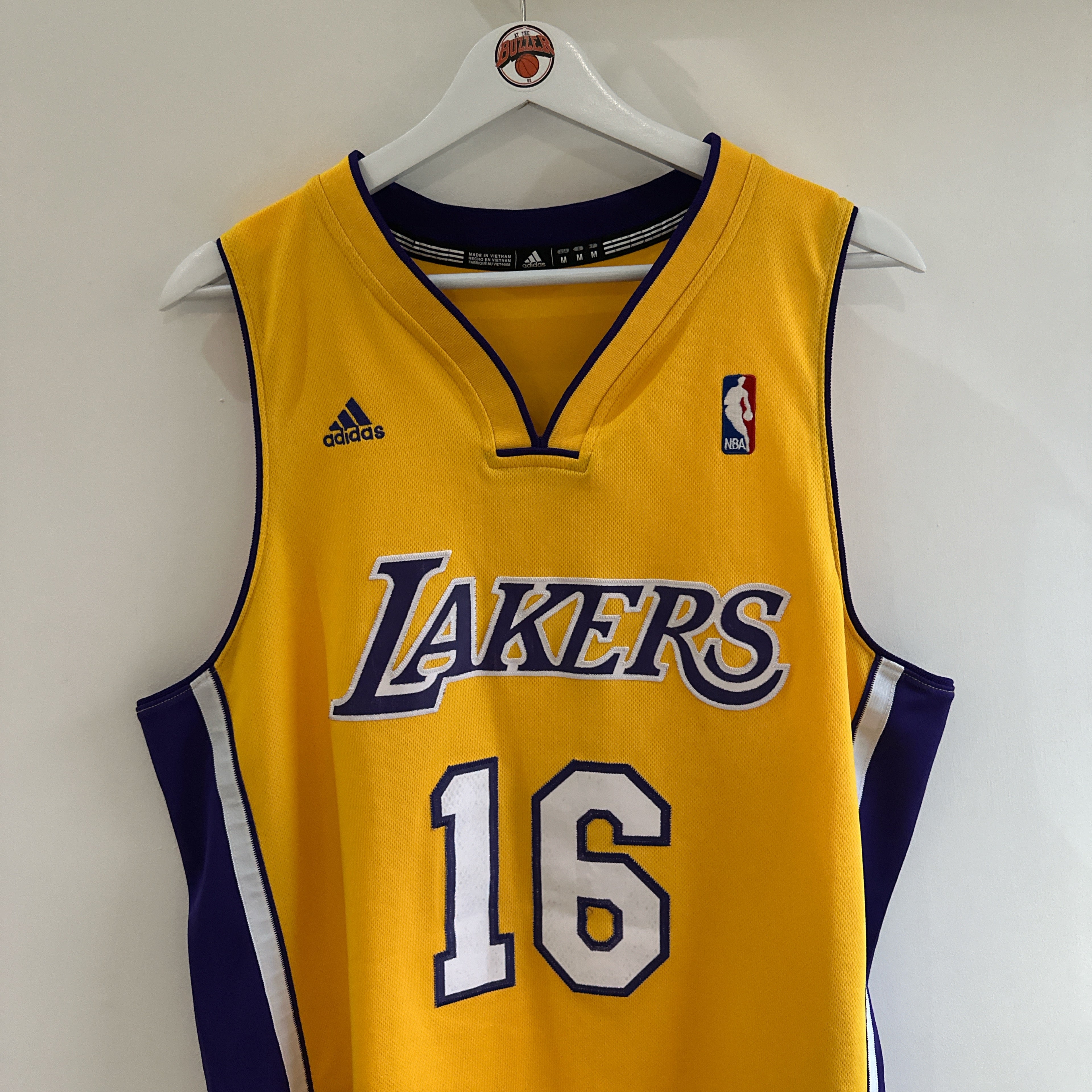 Los Angeles Pau Gasol Adidas jersey - Medium