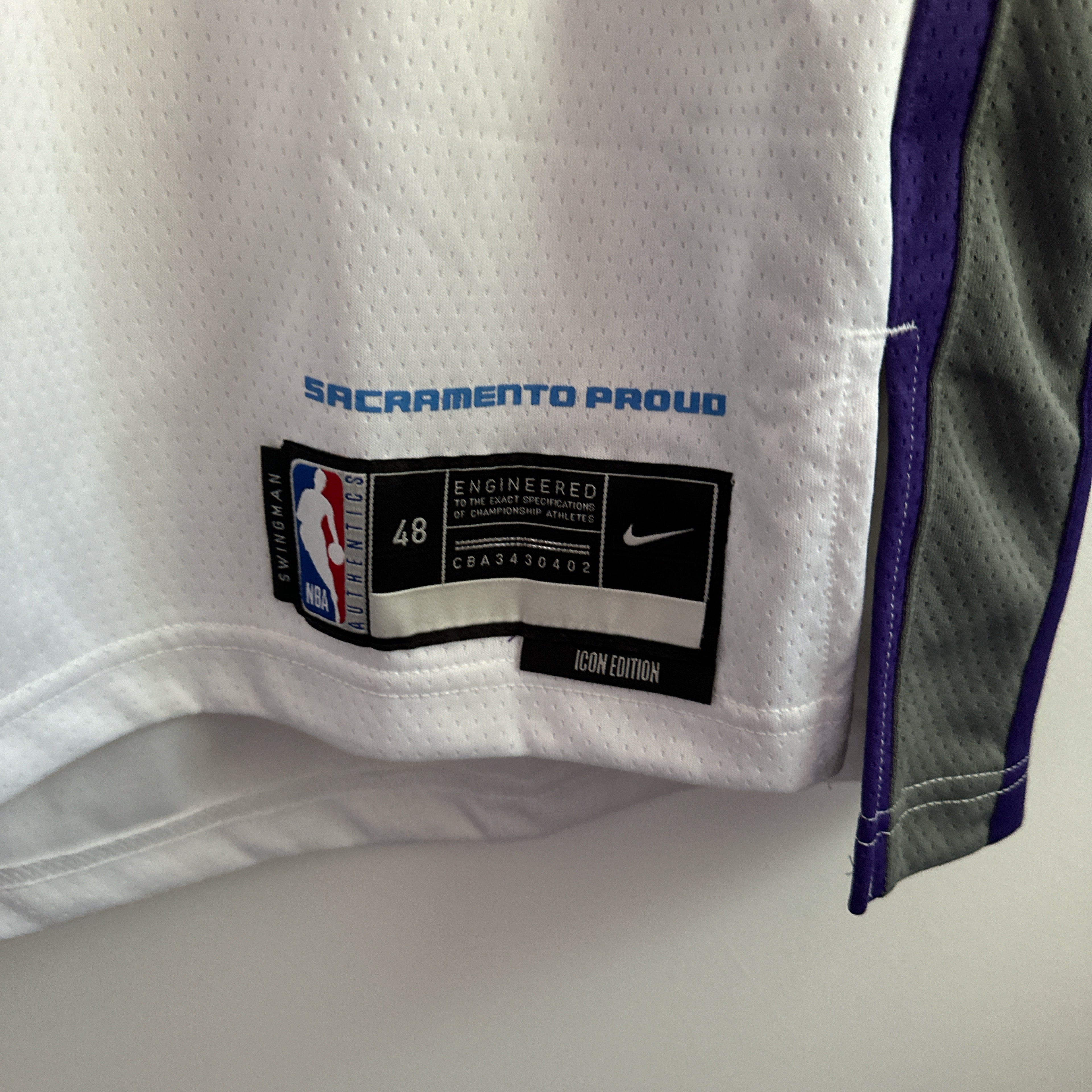 Sacramento Kings De’ Aaron Fox Nike jersey - Large