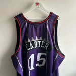 Cargar imagen en el visor de la galería, Toronto Raptors Vince Carter  Mitchell &amp; Ness jersey - 5XL
