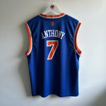 Cargar imagen en el visor de la galería, New York Knicks Carmelo Anthony Adidas jersey - Medium (Fits large)
