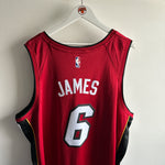 Load image into Gallery viewer, Miami Heat LeBron James Jordan jersey - XXL
