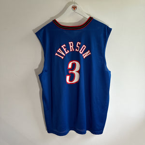 Philadelphia 76ers Allen Iverson Champion jersey - Medium (fits XL)