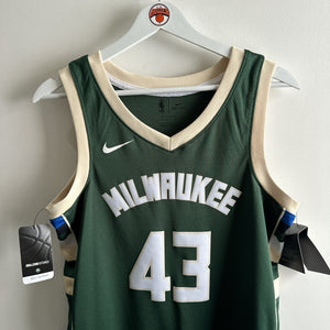 Milwaukee Bucks Thanasis Antetokounmpo Nike jersey - Small