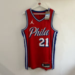 Cargar imagen en el visor de la galería, Philadelphia 76ers Joel Embiid Jordan jersey - Medium
