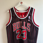 Görseli Galeri görüntüleyiciye yükleyin, Chicago Bulls Michael Jordan Champion reversible jersey - XL
