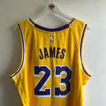 Load image into Gallery viewer, Los Angeles Lakers Lebron James Nike jersey - XL
