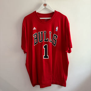 Chicago Bulls Derrick Rose Adidas T shirt - XXXL