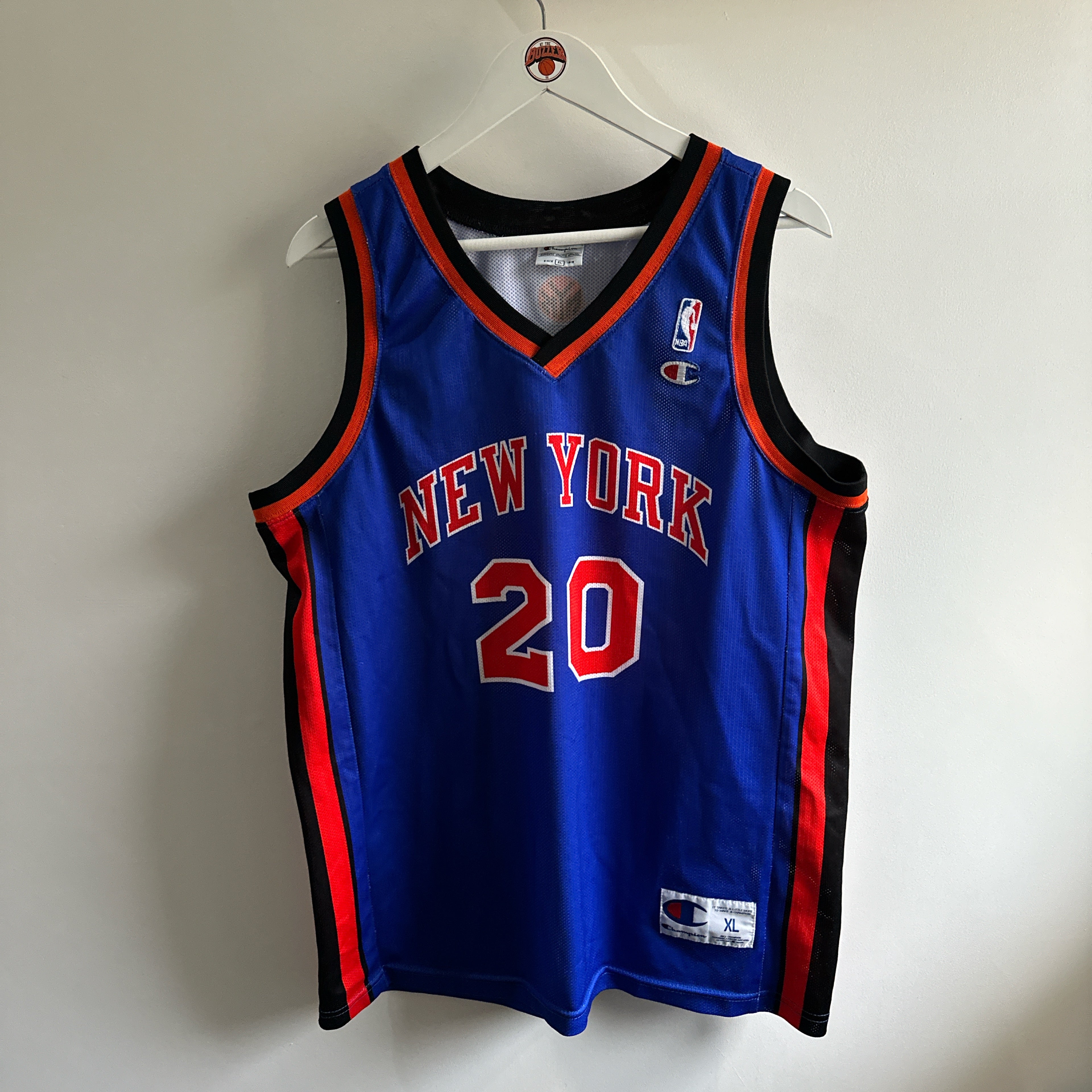 New York Knicks Alan Houston Champion Jersey  - XL