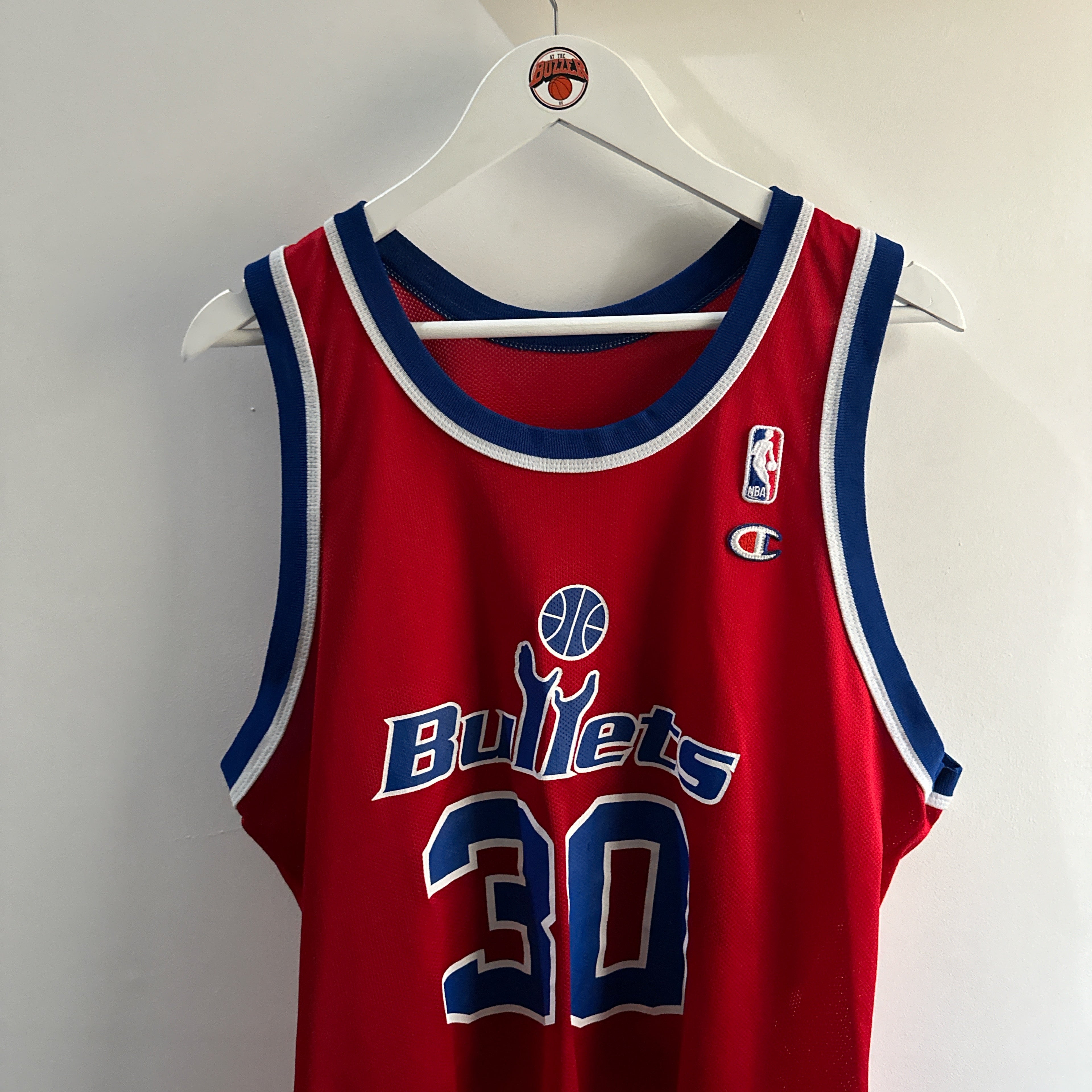 Washington Bullets Rasheed Wallace Champion jersey - Large