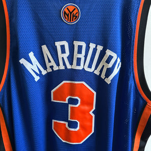 New York Knicks Stephon Marbury Adidas authentic jersey - XL