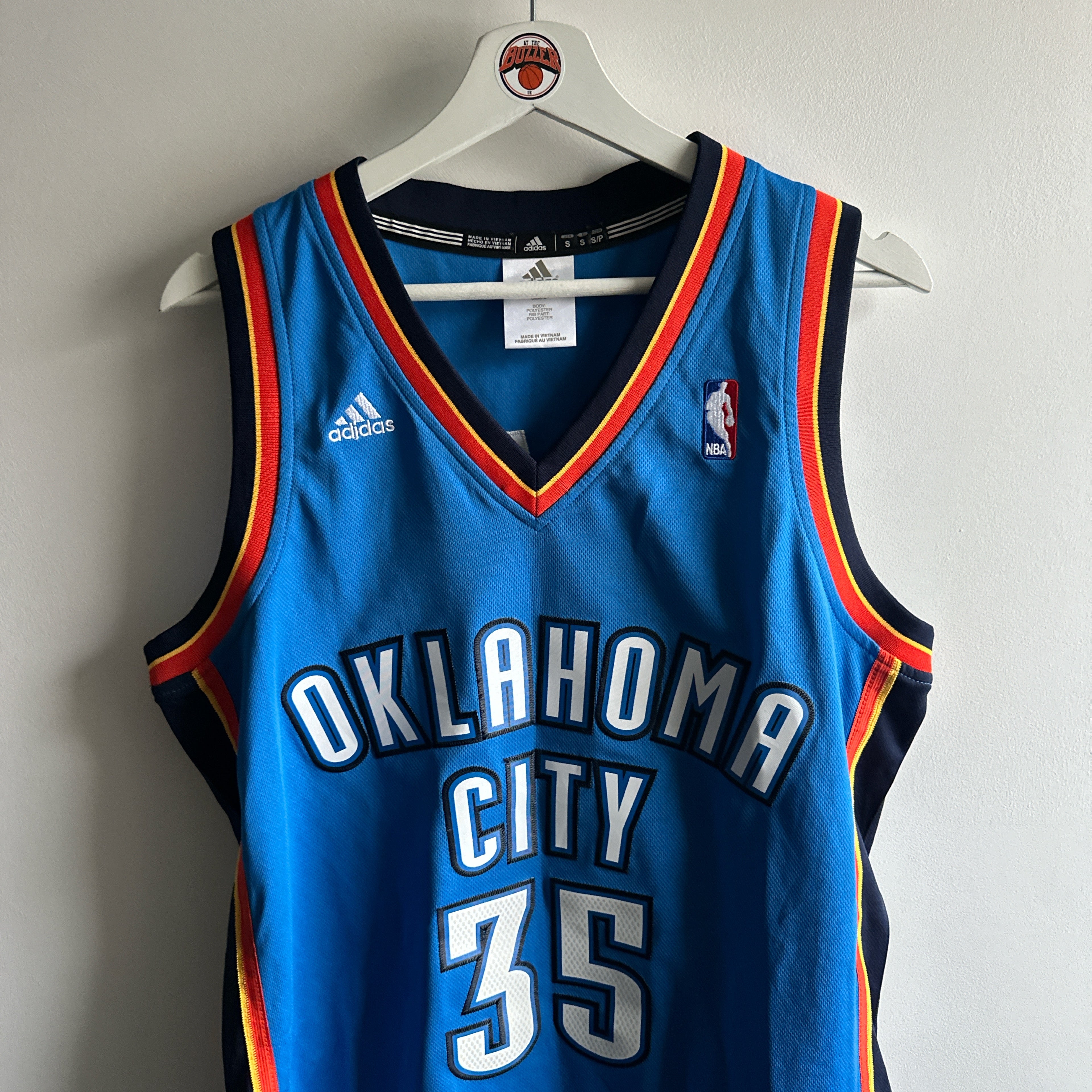 Oklahoma City Thunder Kevin Duarnt Adidas jersey - small (Fits Medium)