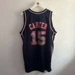 Görseli Galeri görüntüleyiciye yükleyin, New Jersey Nets Vince Carter Reebok jersey - Large (Fits XL)
