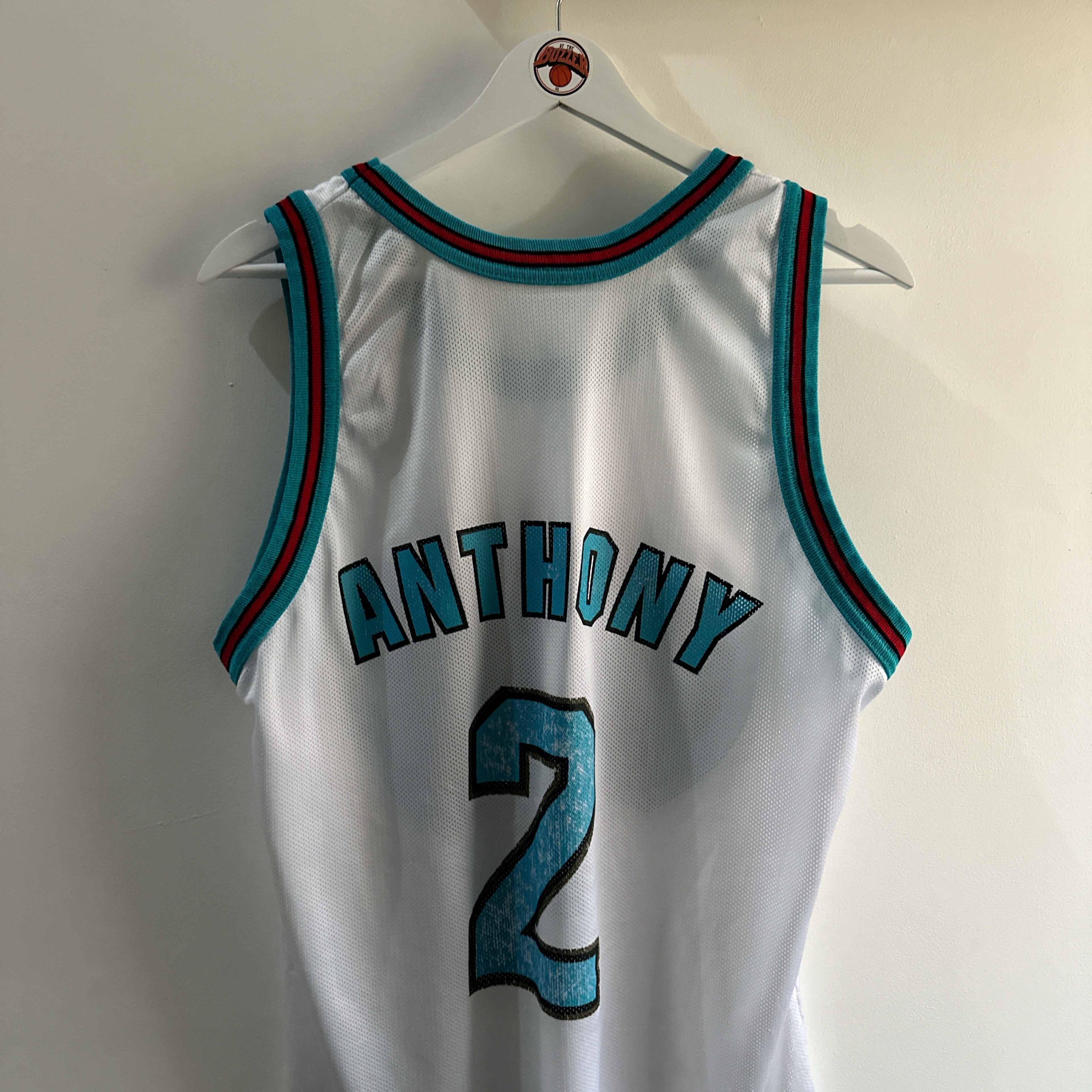 Vancouver Grizzlies Greg Anthony Champion jersey - Small