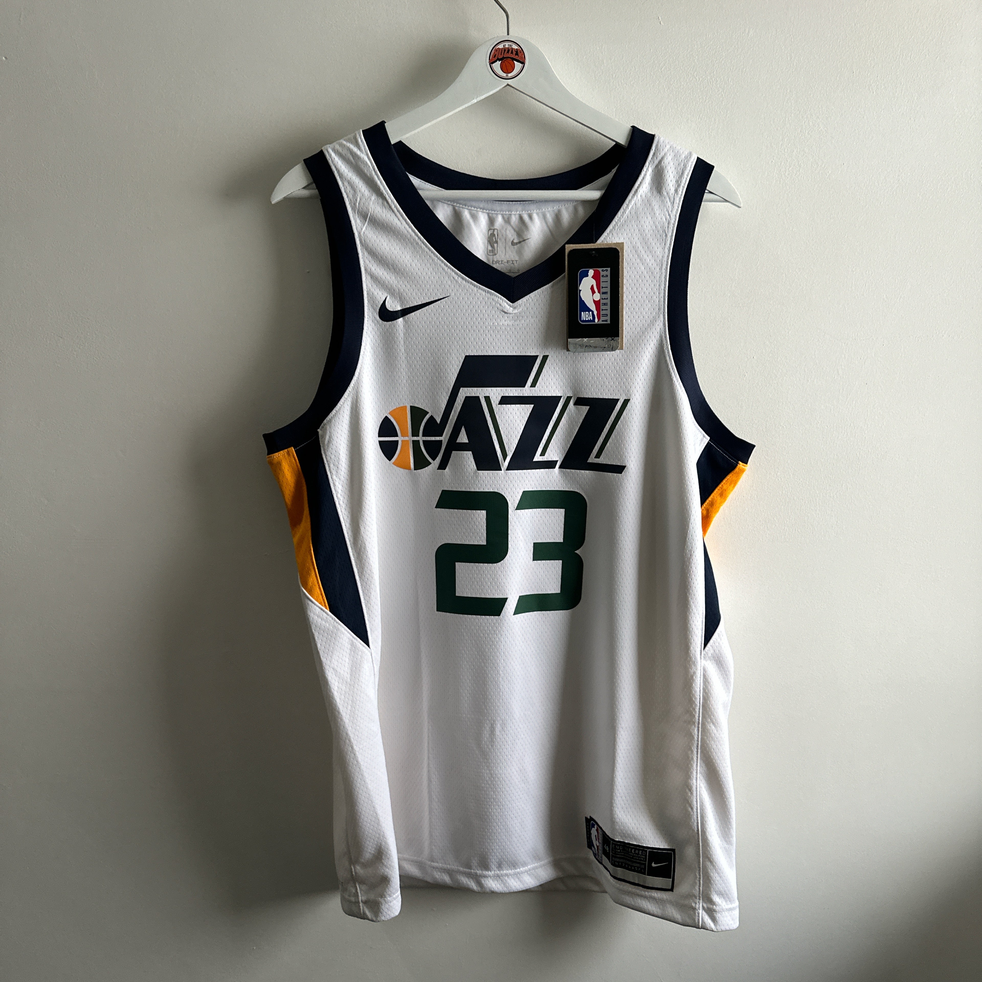 Utah Jazz Lauri Markkanen Nike jersey Large At the buzzer UK