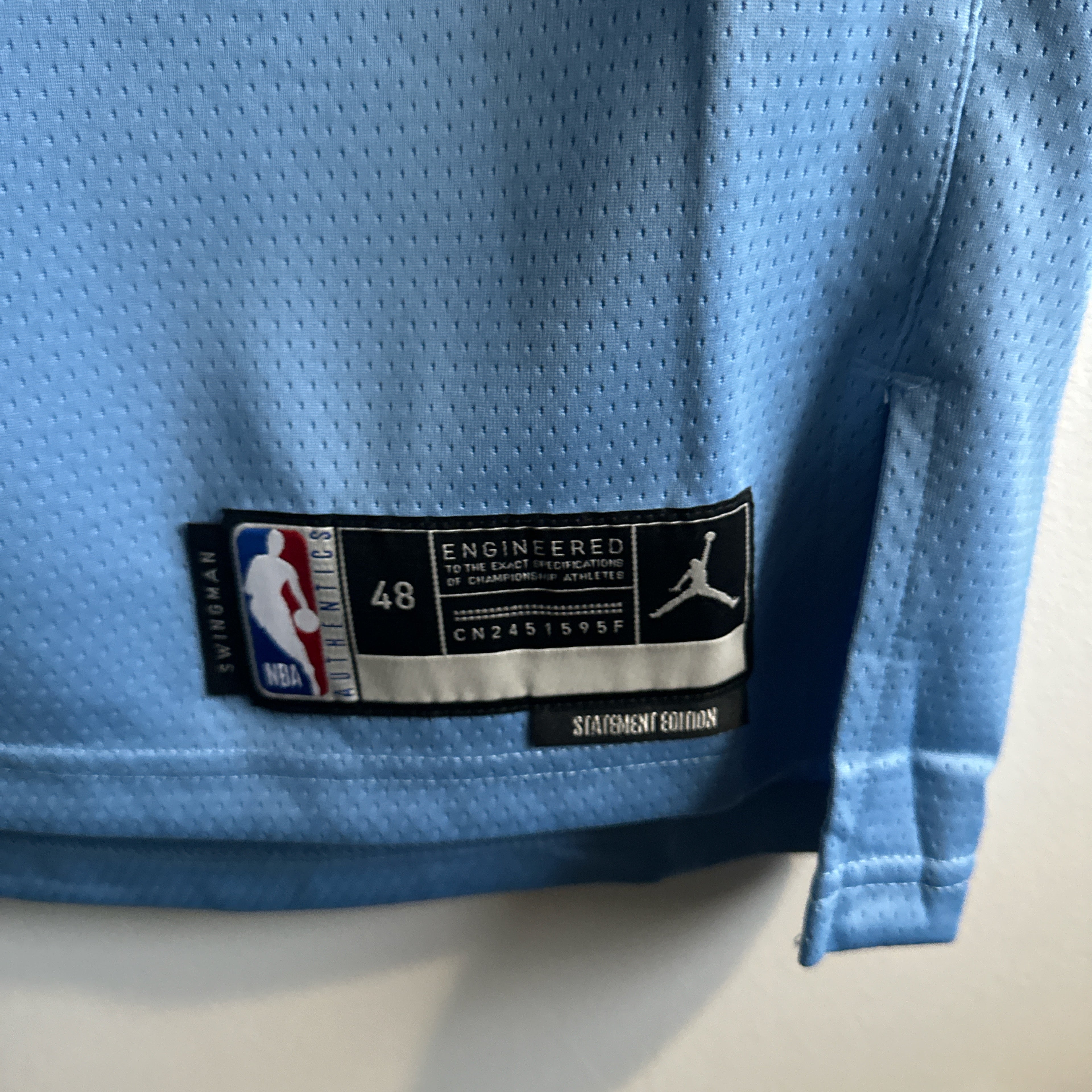 Memphis Grizzlies Ja Morant Jordan jersey - Large