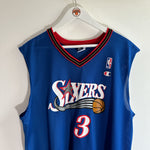 Load image into Gallery viewer, Philadelphia 76ers Allen Iverson Champion jersey - Medium (fits XL)
