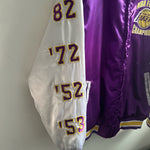 Load image into Gallery viewer, Los Angeles Lakers NBA Finals &amp; NBA Champions Carl Banks satin bomber Jacket - Large

