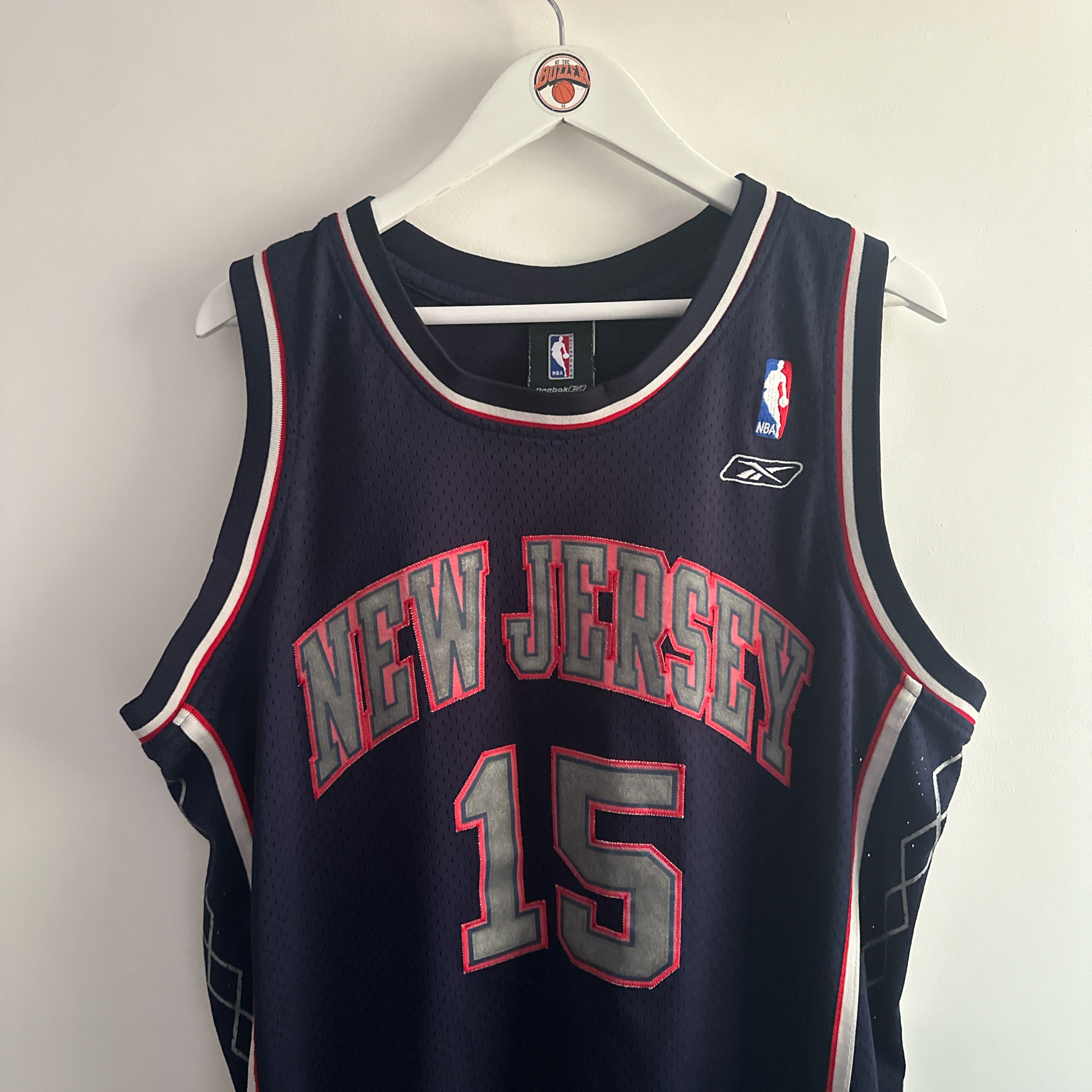 New Jersey Nets Vince Carter Reebok jersey - Large (Fits XL)