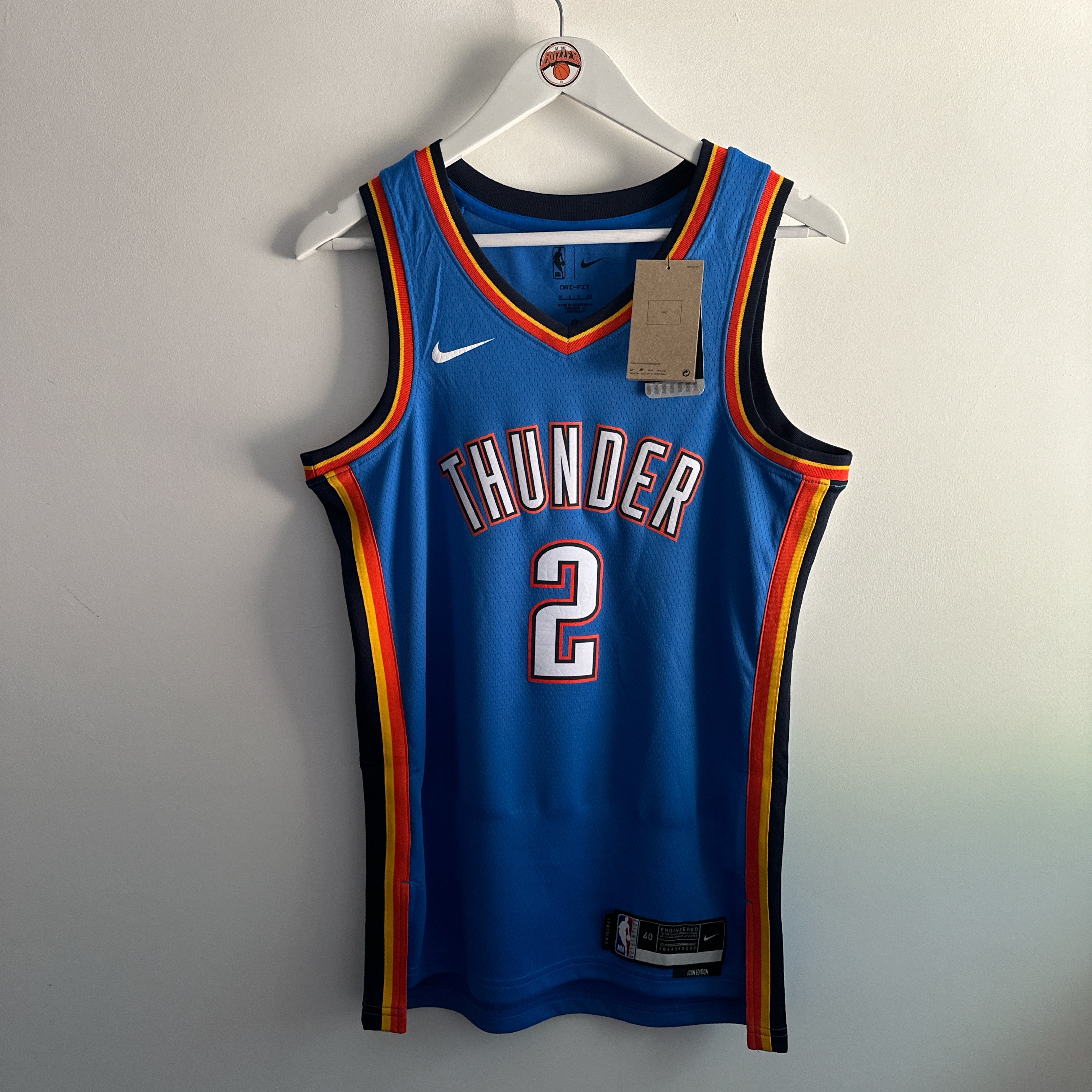 Oklahoma City Thunder Shai Gilgeous - Alexander Nike jersey - Small