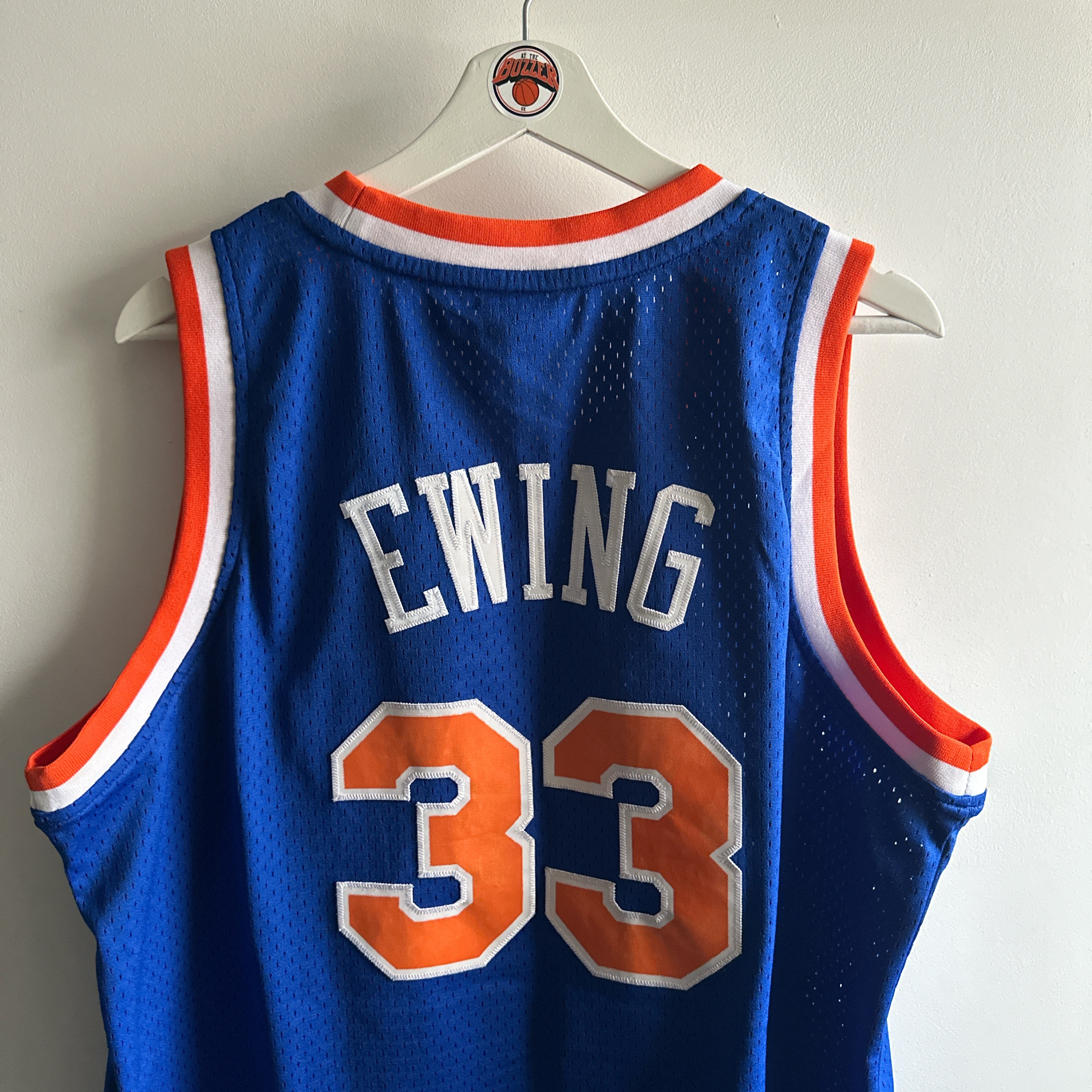 New York Knicks Patrick Ewing Adidas jersey - Large