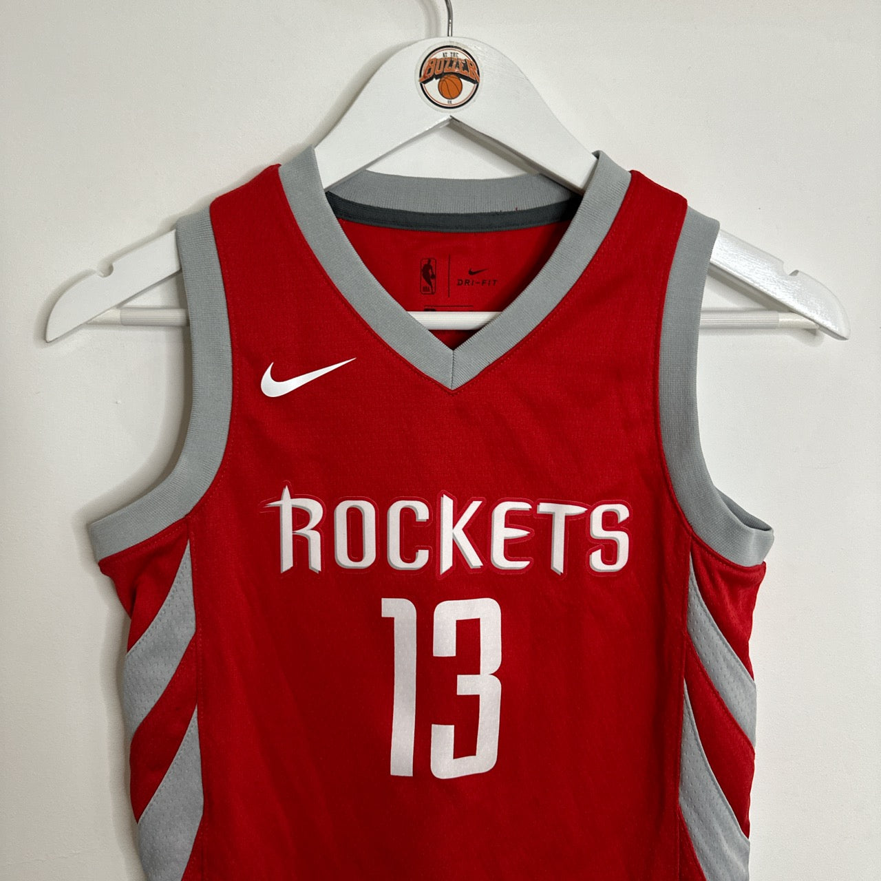 Houston Rockets James Harden Adidas jersey shorts Youth Small At the buzzer UK