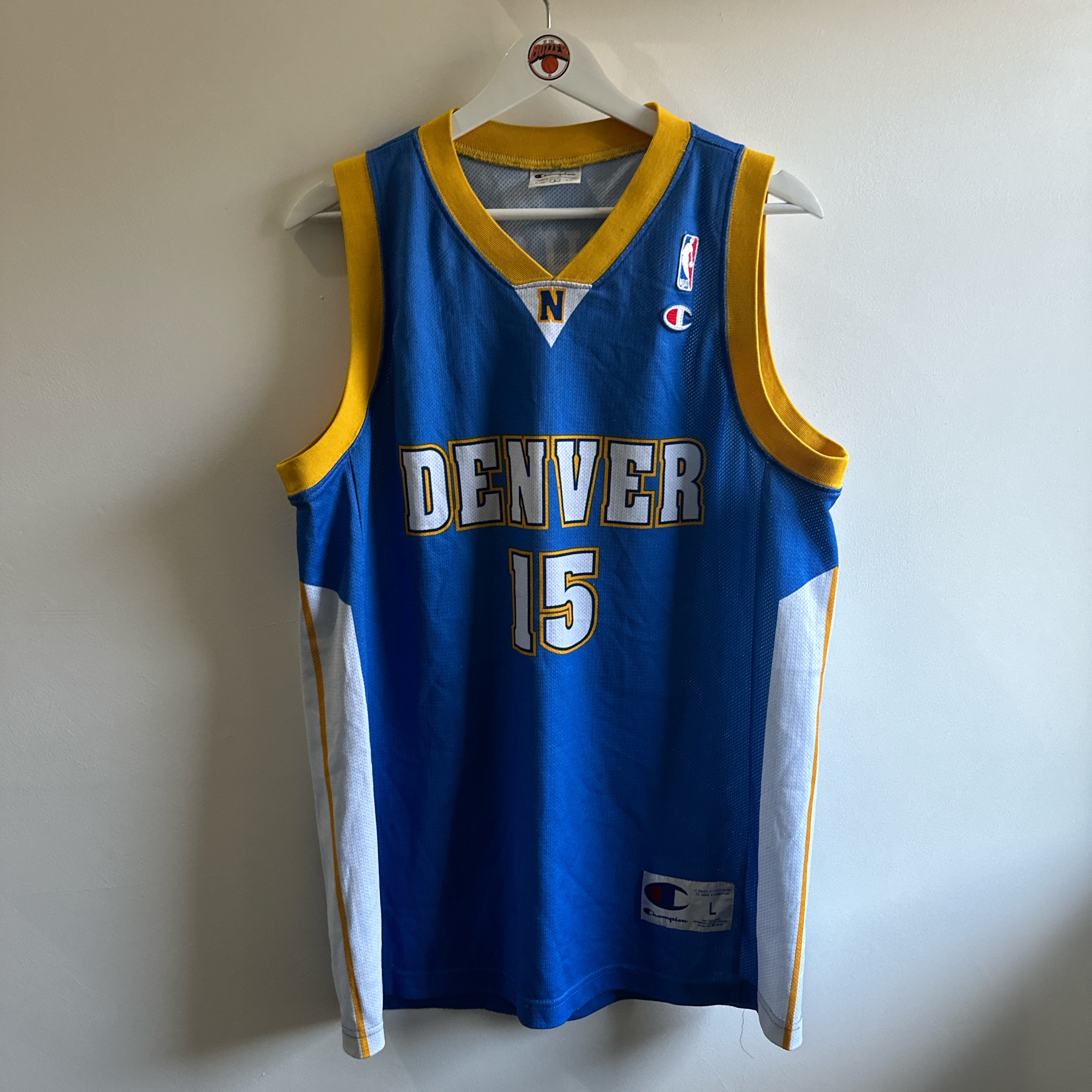 Denver Nuggets Carmelo Anthony Champion jersey - Medium (Large)