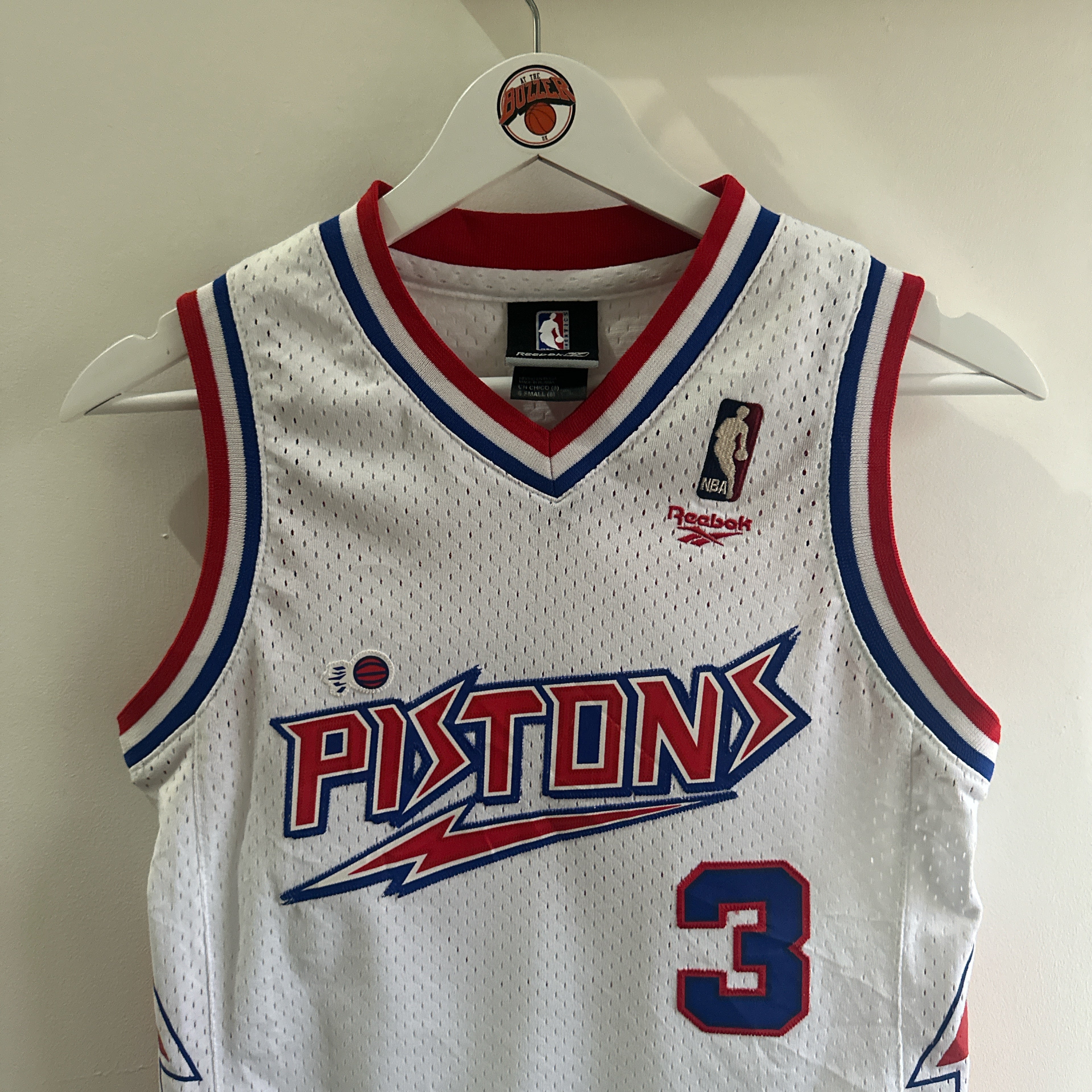 Detroit Pistons Ben Wallace Reebok Jersey - Youth small