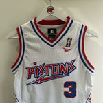 Load image into Gallery viewer, Detroit Pistons Ben Wallace Reebok Jersey - Youth small
