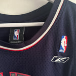 Görseli Galeri görüntüleyiciye yükleyin, New Jersey Nets Vince Carter Reebok jersey - Large (Fits XL)
