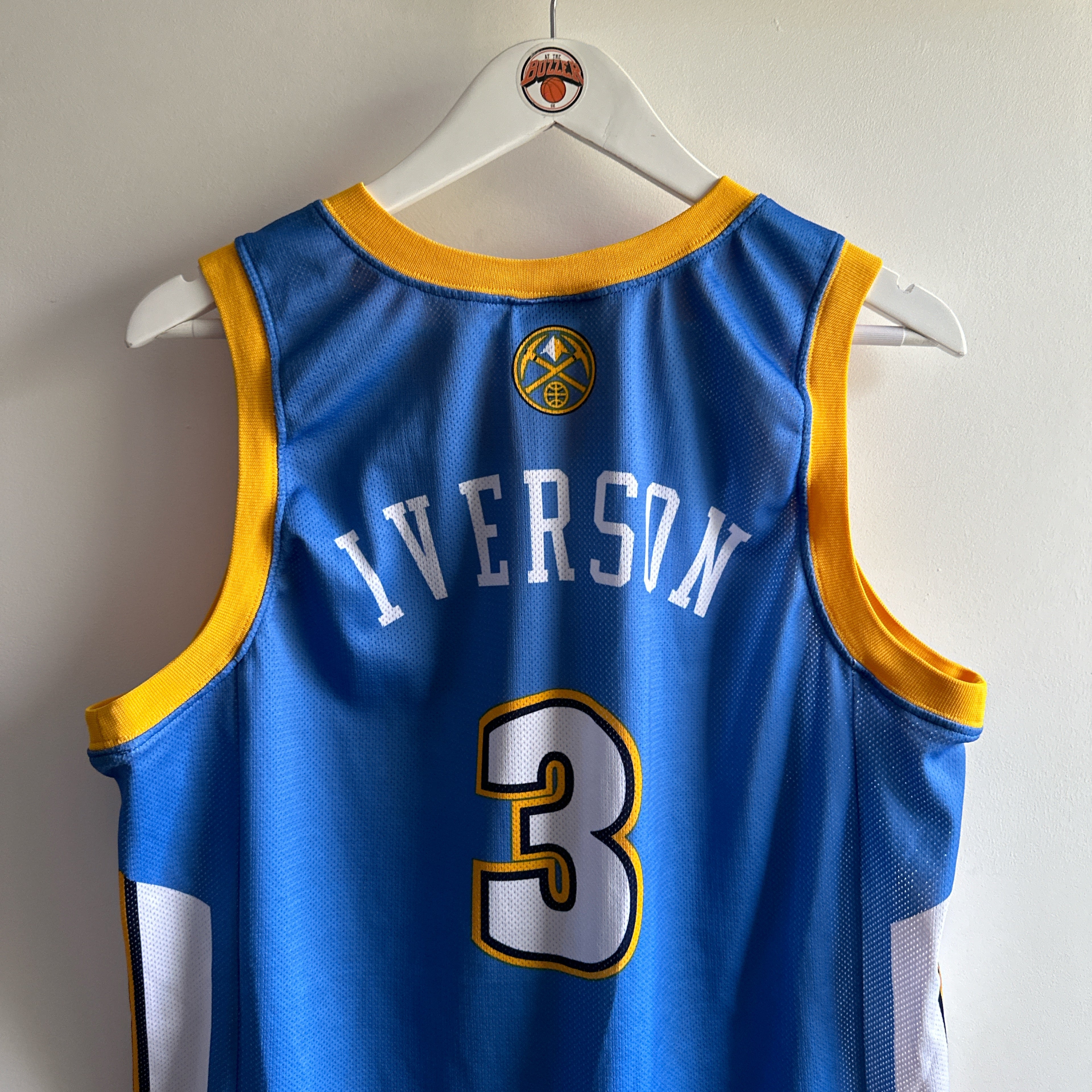 Denver Nuggets Allen Iverson Champion jersey - Large