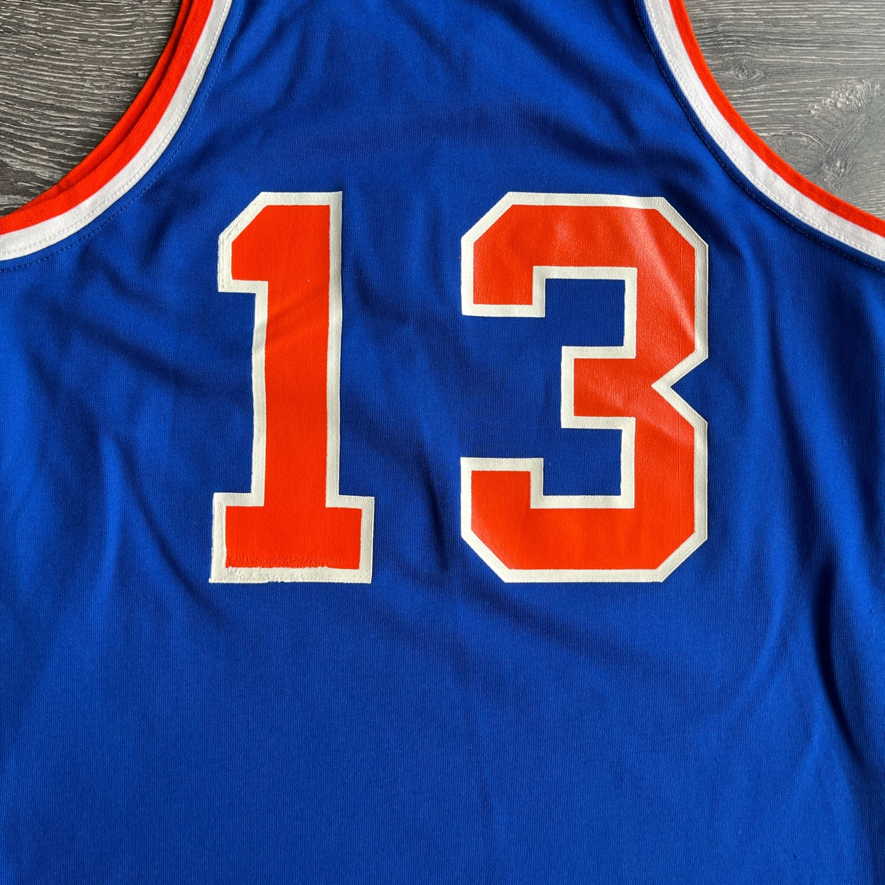 New York Knicks Mark Jackson jersey - McGregor Sand Knit (Large) – At the  buzzer UK